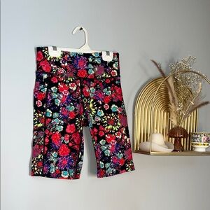 Calvin Klein Black Floral Bike Shorts